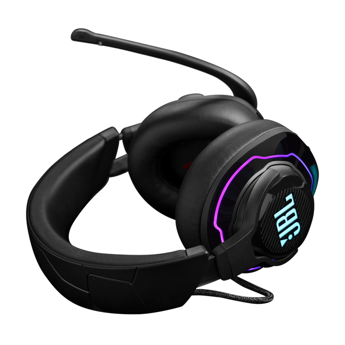 JBL Quantum 910 Wireless - Black - Wireless over-ear performance gaming headset with head  tracking-enhanced, Active Noise Cancelling and Bluetooth - Detailshot 5 image number null
